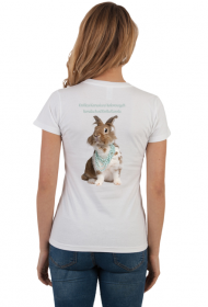 Koszulka damska z Królicą na plecach