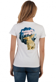 Koszulka damska "Królidzilla atakuje" na plecach