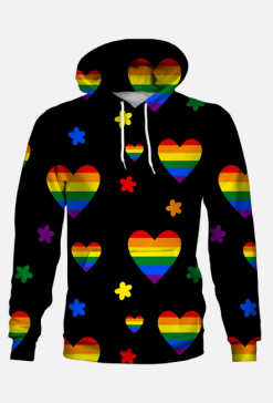 bluza unisex LGBT+ black