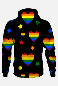 bluza unisex LGBT+ black