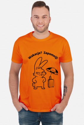 Koszulka męska "Wakacje? Zapomnij!"