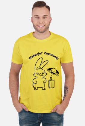 Koszulka męska "Wakacje? Zapomnij!"