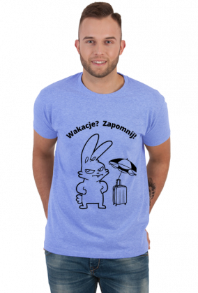 Koszulka męska "Wakacje? Zapomnij!"