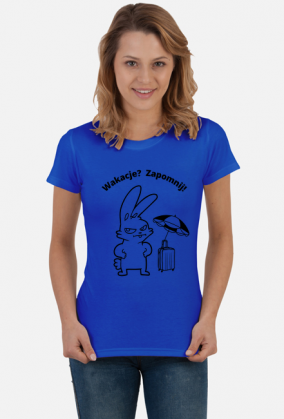 Koszulka damska "Wakacje? Zapomnij!"