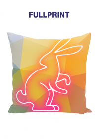 Poduszka kolorowa królik