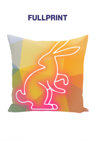 Poduszka kolorowa królik