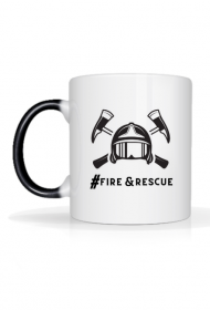 Kubek strażaka FIRE&RESCUE