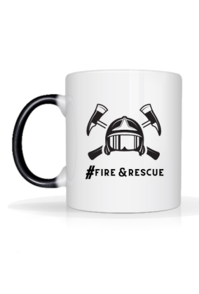 Kubek strażaka FIRE&RESCUE