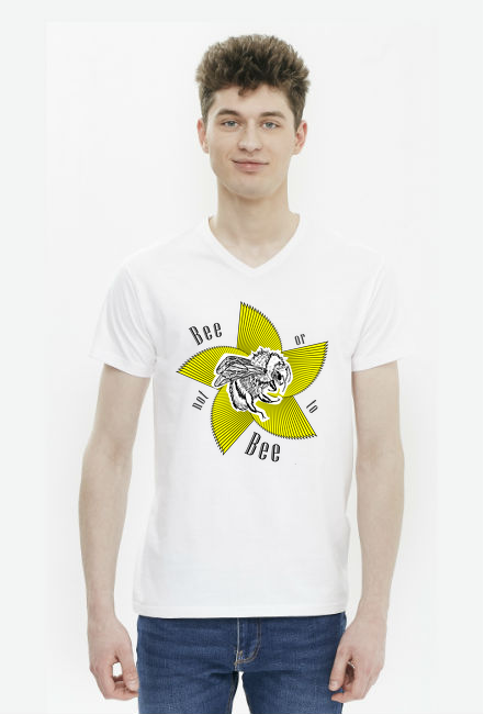 "Bee or not to Bee" - koszulka w serekmęska