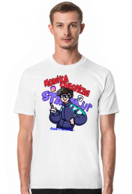 T-shirt męski - stand-up