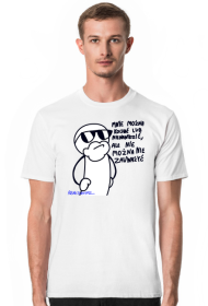 T-shirt męski - stand-up
