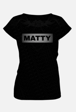Koszulka Damska FullPrint "MATTY - TURBO VIXA" ze swoją ksywką