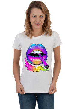 Koszulka "Lips with joint" 2