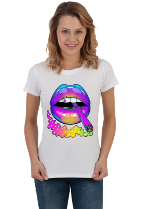 Koszulka "Lips with joint" 2