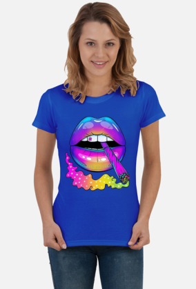 Koszulka "Lips with joint" 2