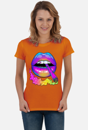 Koszulka "Lips with joint" 2