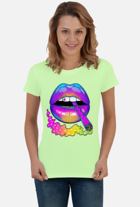 Koszulka "Lips with joint" 2