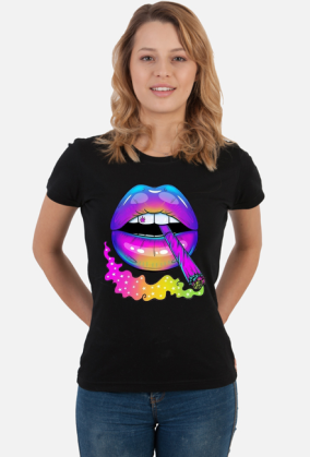 Koszulka "Lips with joint" 2