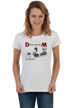 T-shirt DM Women 'MM tour' / logo plecy