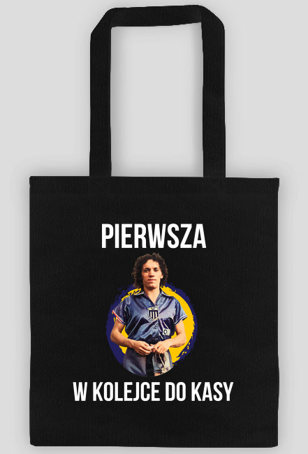 Pierwsza w kolejce do kasy (torba CZ)