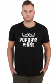 T-shirt z logo popraw wONs
