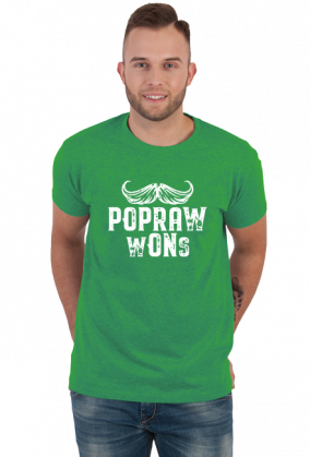 T-shirt z logo popraw wONs