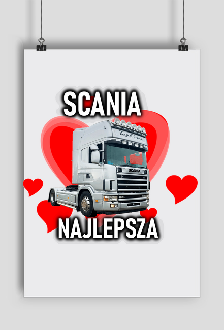 Plakat Scania Najlepsza