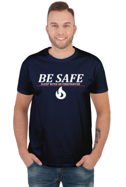 Koszulka Be Safe Granat