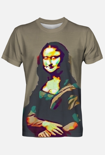 Koszulka GLITCH MONA LISA