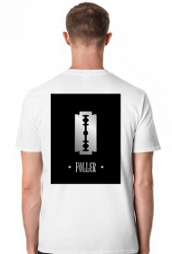 Biała koszulka FOLLER żyletk@