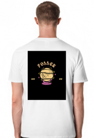 Biała koszulka FOLLER sex on