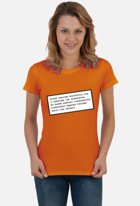 Koszulka "Przed użyciem"