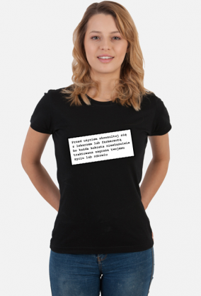 Koszulka "Przed użyciem"