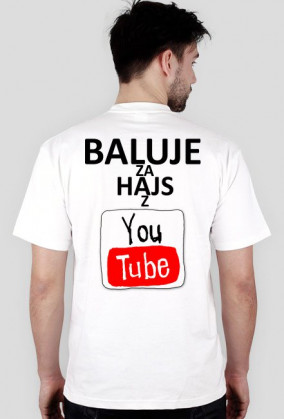 BALUJE ZA HAJS Z YOUTUBE Męska - wszystkie kolory - wersja 3