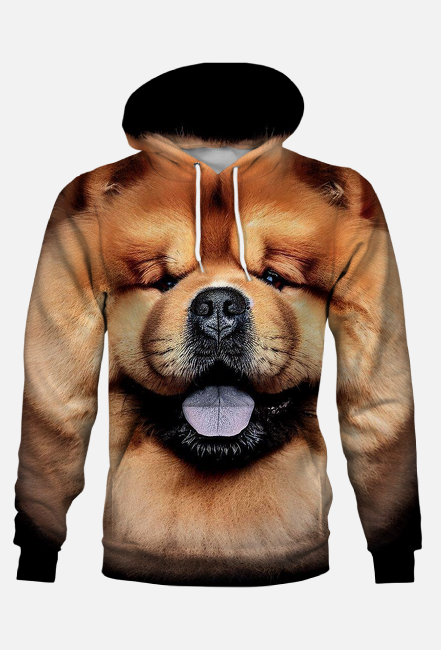 Bluza z Kapturem FullPrint "Chow Chow"