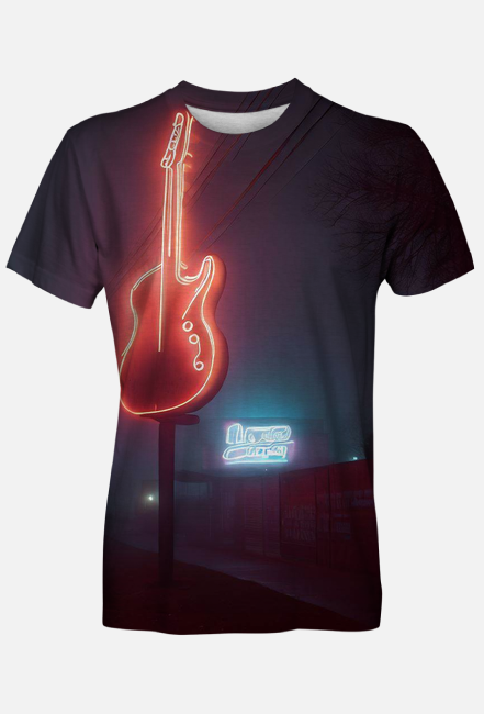 Koszulka GUITAR NEON