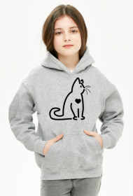 Kocia bluza z kapturem