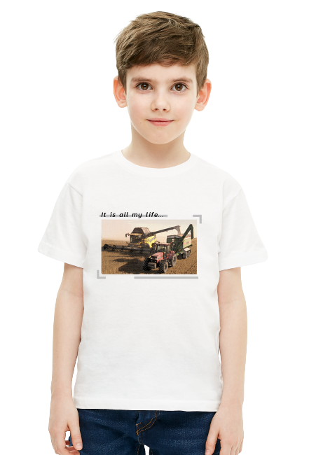 All my life- NH, biała, dziecięca (unisex)