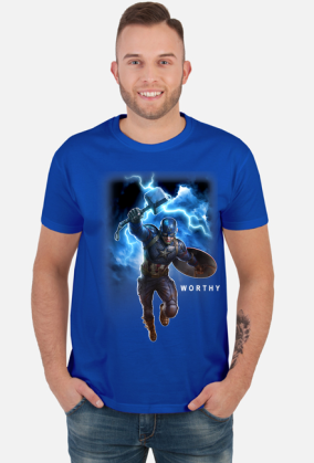 Marvel Avengers Endgame Captain America Worthy Action