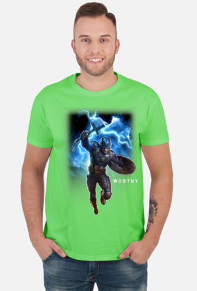 Marvel Avengers Endgame Captain America Worthy Action