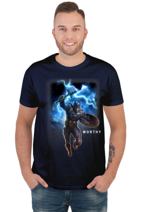 Marvel Avengers Endgame Captain America Worthy Action