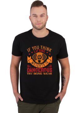 If you think lifting weights is dangerous, try being weak