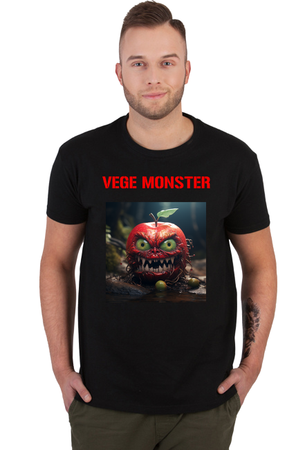 VEGE MONSTER T-SHIRT - APPLE