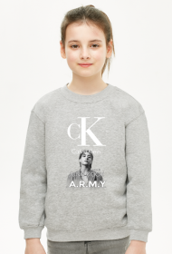 Calvin Klein oryginalna bluza dla dziecka! Jung Kook i BTS, armia (ARMY)