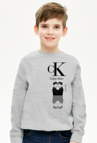 Calvin Klein oryginalna bluza dla najmłodszych pociech Jung Kooka, który współpracuje z marką Calvin Klein