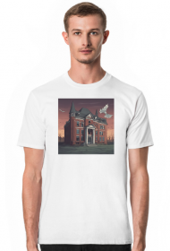 NIETOPERZE PRZY OPUSZCZONYM BUDYNKU KOSZULKA