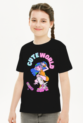 Koszulka dziewczęca Girl Cute World