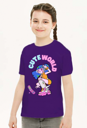 Koszulka dziewczęca Girl Cute World