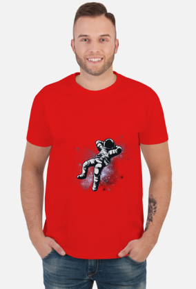 Koszulka męska Soft Style - Odpoczywający Kosmo/Astro (różne kolory)