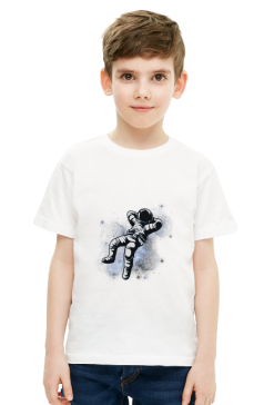 Koszulka dziecięca unisex - odpoczywający Kosmo/Astro (różne kolory)